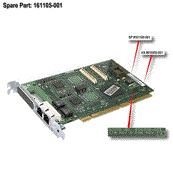 161105-001 HP NC3134 Dual NIC Card - фото 17528