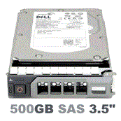 YP777 Dell 500-GB 3G 7.2K 3.5 SAS w/F238F - фото 45002