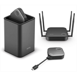 Беспроводной комплект для презентаций BenQ InstaShow WDC20C, Wireless 802.11ac, Type C, Plug & Play, Receiver x 1, Transmitter x 2, дальность 15 м,  до 32 подкл., Black - фото 45186