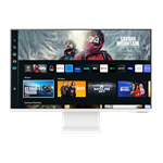 Монитор Samsung 32" Smart monitor M8 S32CM801UI VA 3840x2160 4ms 400cd 3000:1 178/178 HDMI USB-C USB-hub MM Camera SmartTizen 60Hz HDR10+ sRGB 99% HAS Pivot WiFi5 Bluetooth5.2 VESA White - фото 46473