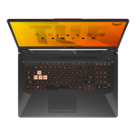Ноутбук ASUS TUF Gaming A17 FA706IHRB-HX045 AMD Ryzen 5 4600H/16Gb/512Gb SSD/17.3"FHD IPS 144Hz  (1920x1080)AG/ GeForce GTX1650 4Gb/WiFi/BT/Cam/Illum RGB KB/no OS/2.6Kg/Graphite Black/RU_EN_Keyboard - фото 46525