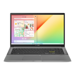 Ноутбук ASUS VivoBook S15 S533EA-BQ330 Core I5-1135G7/16Gb/512Gb M.2 SSD/15.6"FHD IPS (1920x1080)/Intel Iris X Graphics/WiFi6/BT/IllumKB/Cam/No OS/1.8Kg/Indie_Black/RU_EN_Keyboard - фото 46616