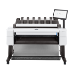 Широкоформатный принтер HP DesignJet T2600 PS MFP (p/s/c, 36",2400x1200dpi, 3 A1ppm, 128GB, HDD 500GB, rollfeed, autocutter,output tray, stand, Scanner 36",600dpi, 15,6" touch display, extUSB, GigEth, repl. L2Y25A) - фото 47227