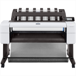 Широкоформатный принтер HP DesignJet T1600dr (36",2400x1200dpi, 3 A1 ppm, 128Gb(virtual), 500Gb Enc. HDD, GigEth, stand, media bin, output tray 100, sheetfeed, 2 rollfeed,autocutte6 cartr.,repl. L2Y23A) - фото 47243