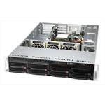 Серверная платформа Supermicro SuperServer 2U 520P-WTR no CPU(1)Scalable/TDP 270W/ no DIMM(8)/SATARAID HDD(8)LFF/2x10GbE/2xFHHL,2xLP,M2/600W - фото 47439