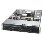 Шасси серверное Supermicro SuperServer 2U 620P-TRT noCPU(2)3rd GenScalable/TDP 270W/no DIMM(16)/ SATARAID HDD(8)LFF/6xLP,M2/2x10GbE/2x1200W - фото 47498