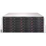 Серверная платформа Supermicro SuperStorage 4U Server 6049P-E1CR24H noCPU(2)2nd Gen Xeon Scalable/TDP 70-205W/ no DIMM(16)/ 3108RAID HDD(24)LFF+ opt. 2SFF/ 2x10Gbe/ 7xFH/ 2x1200W - фото 47510
