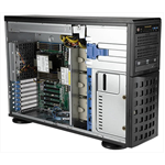 Шасси серверное Supermicro SuperServer 4U 740P-TR noCPU(2)3rd Gen Xeon Scalable/TDP 270W/no DIMM(16)/ SATARAID HDD(8)LFF/6xFH,M2/2x1GbE/2x1200W - фото 47528