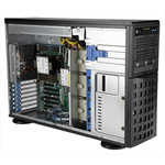 Шасси серверное Supermicro SuperServer 4U 740P-TRT noCPU(2)3rd Gen Xeon Scalable/TDP 270W/no DIMM(16)/ SATARAID HDD(8)LFF/6xFH,M2/2x10GbE/2x1200W - фото 47529
