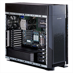 Серверная платформа Supermicro SuperWorkstation Full Tower 551A-T W-3400 Xeon/no DIMM(16) only DDR5/SATARAID HDD(4)LFF/1x10Gbe, 1x1Gbe/6xPCIex5-16/4xM.2/2x2000W - фото 47535