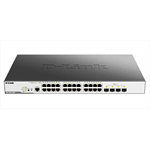 Коммутатор D-Link PROJ Managed L2 Switch 24x1000Base-T PoE, 4x10GBase-X SFP+, PoE Budget 370W, Surge 6KV, CLI, RJ45 Console, RPS, Dying Gasp - фото 48021