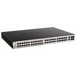 Коммутатор D-Link PROJ Managed L3 Stackable Switch 48x1000Base-T, 2x10GBase-T, 4x10GBase-X SFP+, Surge 6KV, CLI, 1000Base-T Management, RJ45 Console, USB, RPS, Dying Gasp - фото 48023