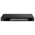 Коммутатор D-Link PROJ Managed L3 Stackable Switch 24x1000Base-T, 2x10GBase-T, 2x10GBase-T, 2x10GBase-X SFP+, CLI, 1000Base-T Management, RJ45 Console - фото 48048