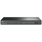 Сетевое оборудование TP-Link TL-SG3210XHP-M2,  JetStream управляемый коммутатор L2+ с 8 PoE+ портами 2.5G и 2 uplink 10G, 8 портов RJ-45 100/1000/2500 Мбит/с, 2 слота SFP+ 1/10 Гбит/с, бюджет PoE: 240 Вт, 19" - фото 48050