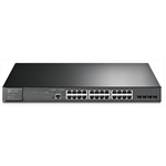 Сетевое оборудование TP-Link TL-SG3428MP, JetStream 28-портовый гигабитный управляемый коммутатор уровня 2+ с 24 портами PoE+, бюджет PoE - 384 Вт - фото 48052