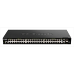 Коммутатор D-Link PROJ Managed L3 Stackable Switch 48x1000Base-T, 2x10GBase-T, 2x10GBase-X SFP+, CLI, 1000Base-T Management, RJ45 Console - фото 48082