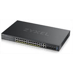 Коммутатор L2 коммутатор PoE+ Zyxel NebulaFlex Pro GS2220-28HP, rack 19", 24xGE PoE+, 4xCombo (SFP/RJ-45), бюджет 375 Вт - фото 48096