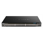 Коммутатор D-Link PROJ Managed L3 Stackable Switch 44x1000Base-T PoE, 4x2.5GBase-T PoE, 2x10GBase-T, 2x10GBase-X SFP+, PoE Budget 370W (740W with DPS-700), CLI, RJ45 Console, RPS - фото 48110