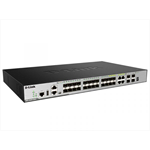 Коммутатор D-Link PROJ Managed L3 Stackable Switch 20x1000Base-X SFP, 4x10GBase-X SFP+, 4xCombo 1000Base-T/SFP, Surge 6KV, CLI, 1000Base-T Management, RJ45 Console, mini-USB Console, USB, RPS, Alarm RJ-45, Dying - фото 48120