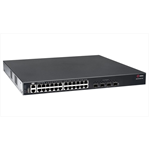 QTECH Управляемый стекируемый коммутатор уровня L3 с поддержкой PoE 802.3af/at, 24 порта 10/100/1000 BASE-T, 4 порта 10GbE SFP+, 2 сменных БП (поставляются отдельно) - фото 48146