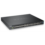 Коммутатор Мультигигабитный L3 Core коммутатор Zyxel NebulaFlex Pro XS3800-28, rack 19", 4xRJ-45: 1/2,5/5/10G, 8xCombo (SFP: 1/10G, RJ-45: 1/2,5/5/10G), 16xSFP+, стекируемый (до 4), 2 блока питания в комплекте - фото 48149