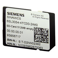 Карта памяти SD Siemens 6SL3054-4TC00-2AA0 - фото 52876