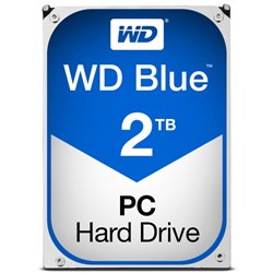 Жесткий диск Western Digital Blue 2Tb 6Gb 5,4K 64Mb SATA 3.5", WD20EZRZ - фото 53953