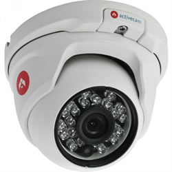 Уличная купольная вандалозащищенная IP-камера ActiveCam AC-D8121WDIR2 - фото 5670