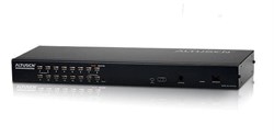 Переключатель электронный ATEN 1-Local/Remote Share Access 16-Port Multi-Interface Cat 5 KVM over IP Switch - фото 59341