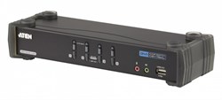 Переключатель электронный ATEN 4-Port USB DVI Dual Link/CH7.1 Audio KVMP™ Switch - фото 59344