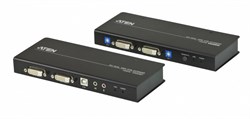 Удлинитель ATEN USB DVI Dual View Cat 5 KVM Extender (1024 x 768@60m) - фото 59356