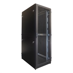 Шкаф состоит из: 11428045991, 21338100001, 31420100111 ЦМО Шкаф телекоммуникационный напольный 42U (800x1000) дверь перфорированная - фото 59416
