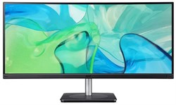 Монитор 34'' ACER Vero CB343CURbemiiphuzx, ZeroFrame,Curved 3800R Black,21:9,IPS,3440x1440,4ms,300cd,60Hz,2xHDMI(2.0)+1xDP(1.2)+1xType-C(90W)+Audio out+USB3.2x2(Gen2)+USB 3.2x1(Gen1)+USB-B(2up 3down) - фото 59473