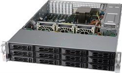 Серверный корпус Supermicro SuperChassis 2U LA26AC12-R920LP1/no HDD(12)LFF/7xFH/2x920W/(12"x13")ATX/Backplane 12xSATA3/SAS3 - фото 59636