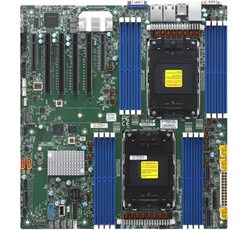 Материнская плата Supermicro Motherboard 2xCPU X13DEI-T 4nd Gen Xeon Scalable 350W/16xDIMM/10xSATA3/C741 RAID0/1/5/10/2x10GbE/4xPCIex16,2xPCIex8/M.2/12.1" x 13.05"(Bulk) - фото 59670