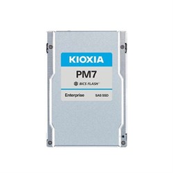 Ssd накопитель KIOXIA Enterprise SSD 2,5"(SFF), PM7-V, 6400GB, SAS 24G (SAS-4, 22,5Gbit/s), R4200/W4100MB/s, IOPS(R4K) 720K/355K, MTTF 2,5M, 3DWPD/5Y (Mixed Use), TLC, 15mm (replace KPM61VUG6T40) - фото 59679