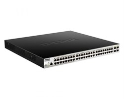 Коммутатор D-Link PROJ Managed L2 Metro Ethernet Switch 48x1000Base-T PoE, 4x1000Base-X SFP, PoE Budget 193W, Surge 6KV, CLI, RJ45 Console, Dying Gasp - фото 59759