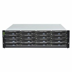 Модуль расширения Infortrend JBOD 3U/16bay (DS) dual redundant controller expansion enclosure 4x 12Gb SAS ports, 2x(PSU+FAN module), 16xdrive trays, 2x 12G to 12 G SAS cables (JB 3016R) - фото 59849