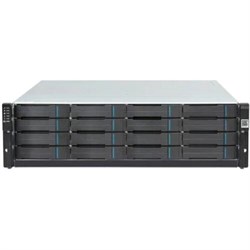 Система хранения данных Infortrend EonStor GS 3000 Gen2 3U/16bay Dual controller, 4x12Gb/s SAS EXP,8x10GbE(SFP+)+4xhost board,4x4GB,2x(PSU+FAN),2x(SuperCap.+Flash),16xdrive trays and 1xRMkit (GS 3016R2CF-D) - фото 59877