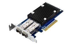 Карта расширения QNAP Expansion Card QXG-10G2SF-X710 PCIe Gen3 x8 2x10GbE(SFP+) - фото 59892