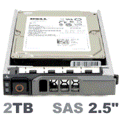016MGW Dell 2-TB 12G 7.2K 2.5 SAS w/G176J