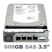 033XMR Dell 600-GB 6G 15K 3.5 SAS w/F238F