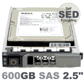 01X5Y9 Dell SED 600-GB 12G 15K 2.5 HP SAS w/G176J