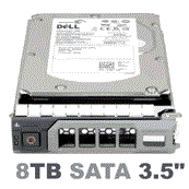 04WXV5 Dell 8-TB 6G 7.2K 3.5 SATA w/F238F