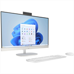 Моноблок HP 27-cr0008ci NT 27" FHD(1920x1080) Ryzen 5 7520U, 8GB LPDDR5 5500 (1x8GB), SSD 512Gb,  AMD integrated graphics, noDVD,Rus/Eng kbd&mouse wireless, HD Webcam, Shell White, Win11Ru, 1Y Wty