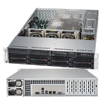Серверная платформа Supermicro SuperServer 2U 6029P-TRT noCPU(2)2nd Gen Xeon Scalable/TDP 70-205W/ no DIMM(16)/ SATARAID HDD(8)LFF/ 2x10GbE/ 6xLP, M2/ 2x1000W