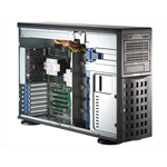 Серверная платформа Supermicro SuperServer Tower 741P-TRT noCPU(2)4rd Gen Xeon Scalable/TDP 300W/no DIMM(16)/ SATARAID HDD(8)LFF/2xM.2 NVMe 6xFH/2x10GbE/2x1200W