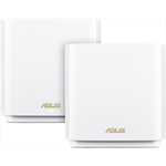 Роутер ASUS XT8 (W-2-PK) //2 access point, 802.11b/g/n/ac/ax, 574 + 4804Mbps, 2,4 + 5 gGz, white ; 90IG0590-MO3G40