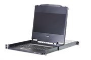 Квм консоль ATEN 16-Port PS/2-USB VGA Single Rail 17.3" 1920 x 1080 @ 60 Hz LCD KVM Switch