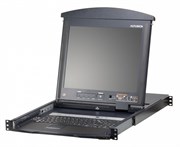 Квм консоль ATEN 16P CAT-5 HIGH DENSITY DUAL RAIL LCD KVM.